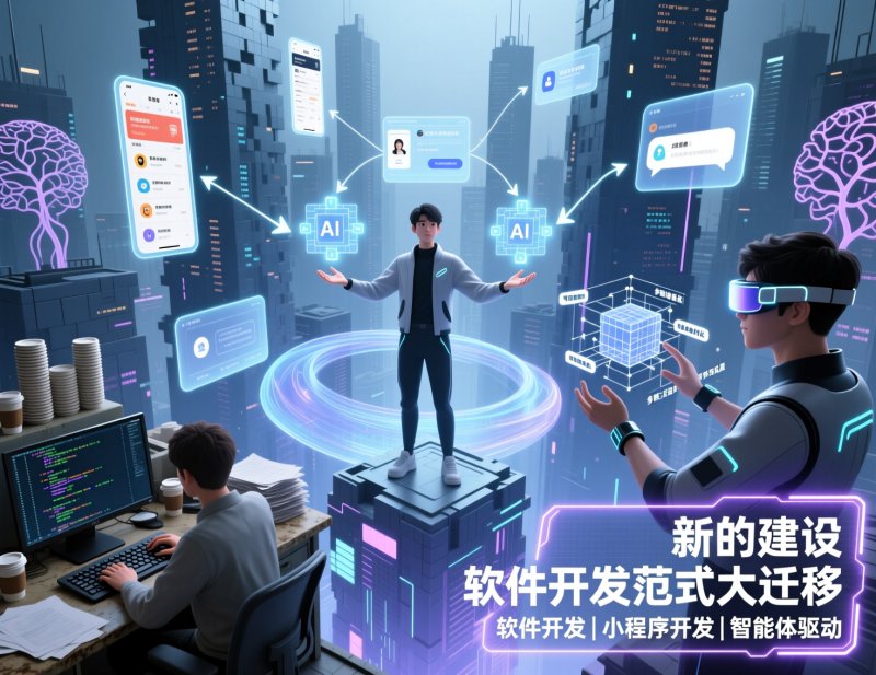 软件开发范式大迁移 开发者从代码工升级为智能体架构师